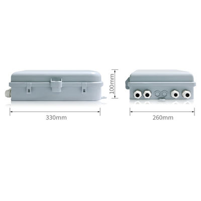 Fiber Fusion Splicer 12 Port Distribution Box IP65 Multi Purpose Enclosure for 4G Network